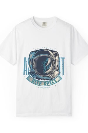 Astronaut Deep Space Unisex Garment-Dyed T-Shirt