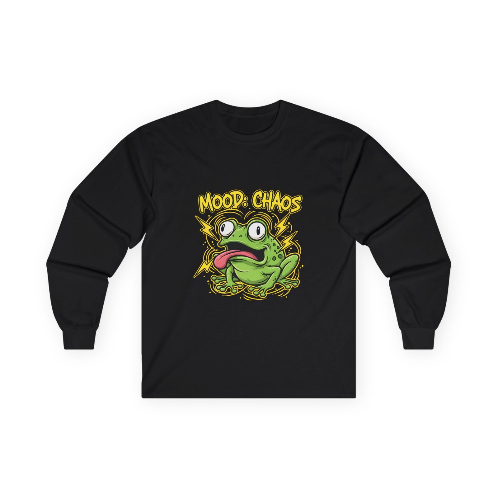 Mood Chaos Frog Long Sleeve Tee - Image 4