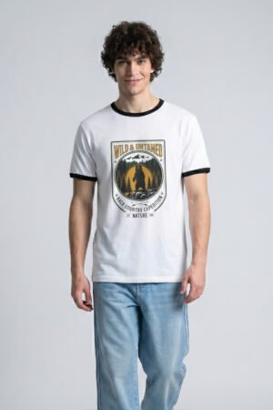 Wild & Untamed Nature Ringer T-Shirt — Backcountry Expedition Graphic