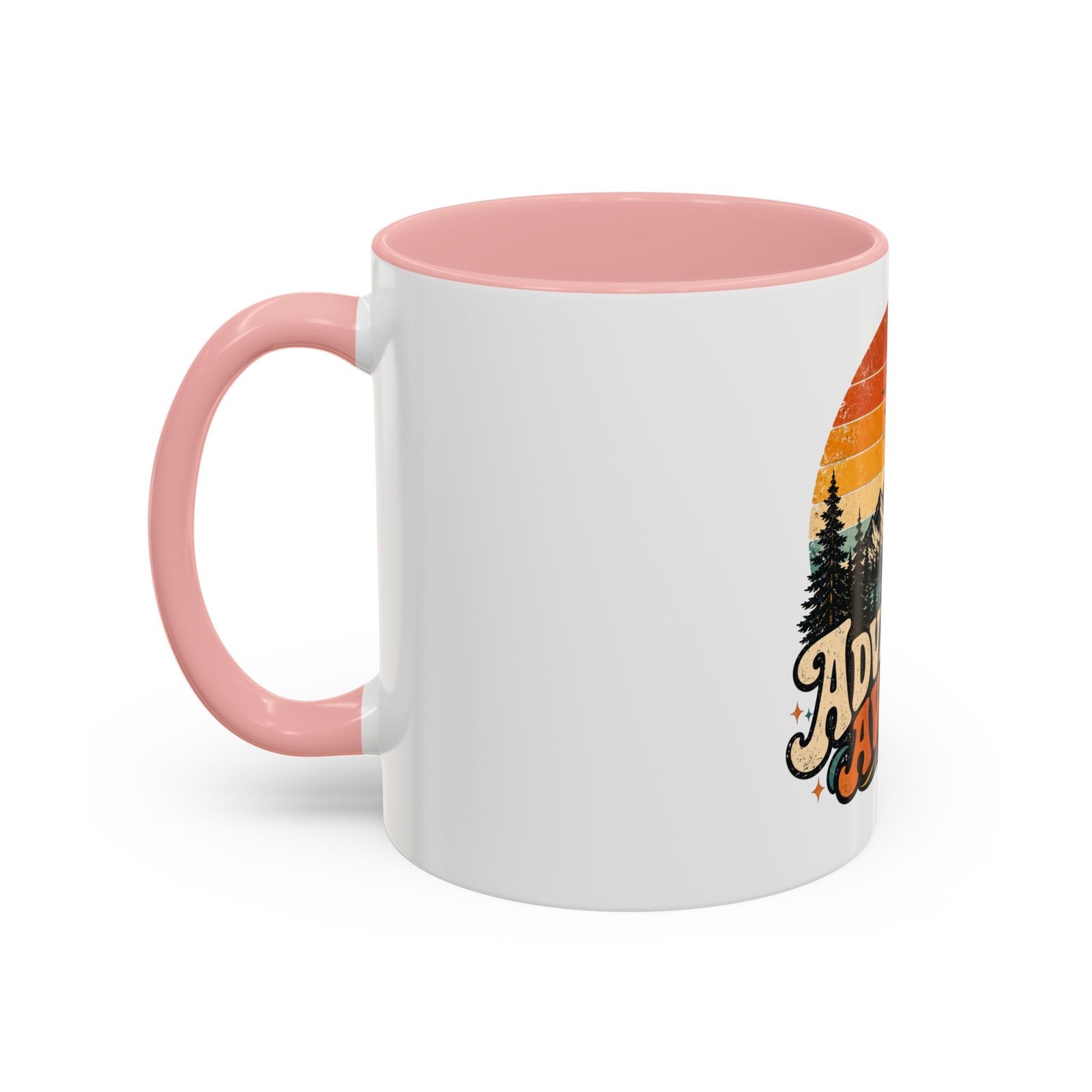 Adventure Awaits Coffee Mug — Retro Mountain Camping Design - Image 6