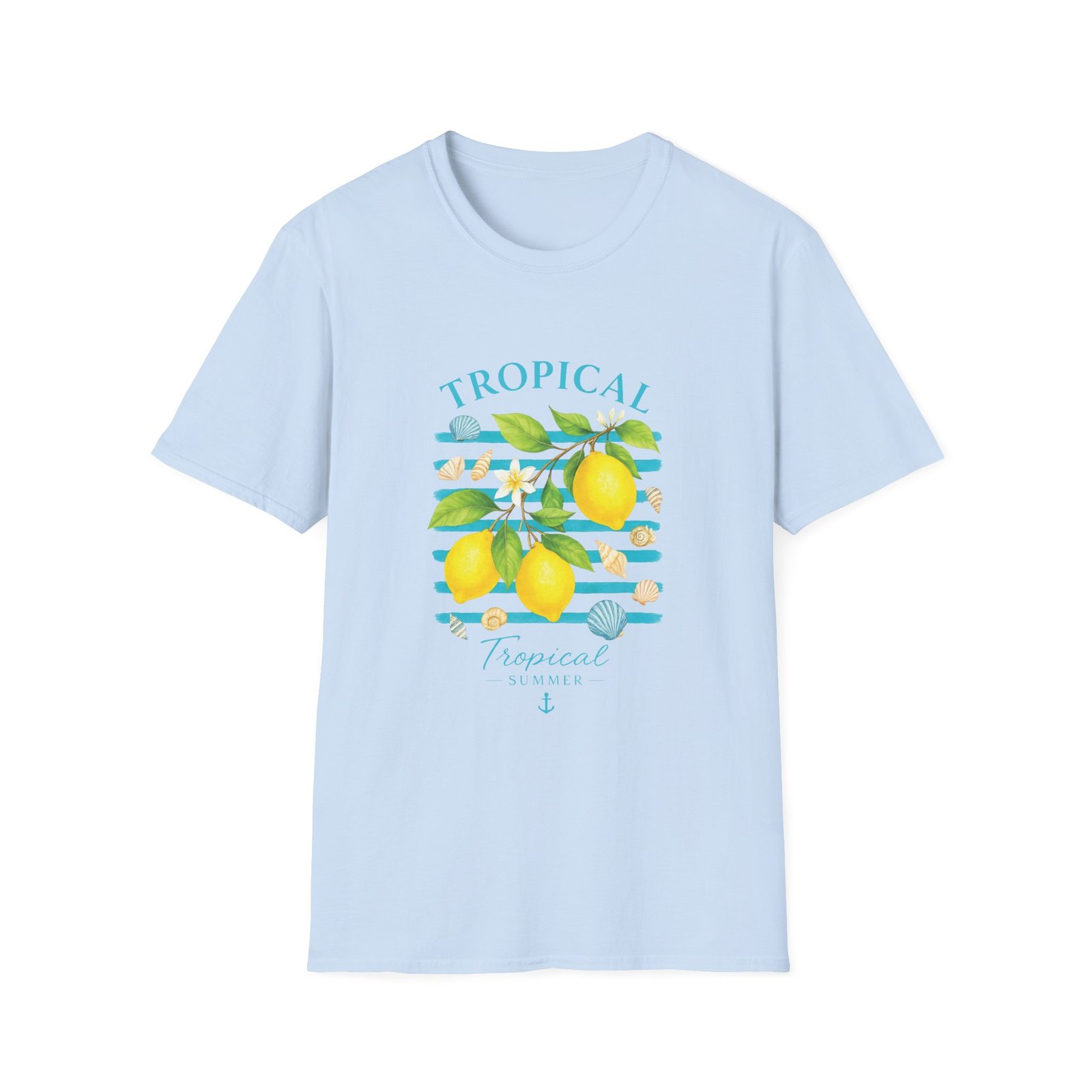 Tropical Lemon T-Shirt — Bright Coastal Graphic Tee - Image 9