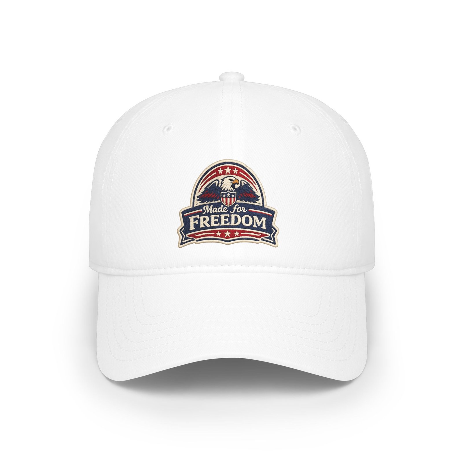 Made for Freedom Baseball Cap — Patriotic Eagle Hat for 4th of July