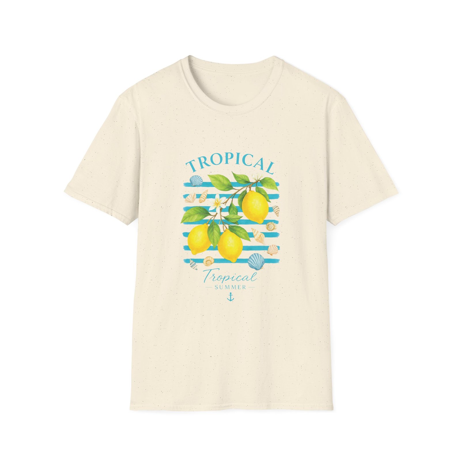Tropical Lemon T-Shirt — Bright Coastal Graphic Tee - Image 6