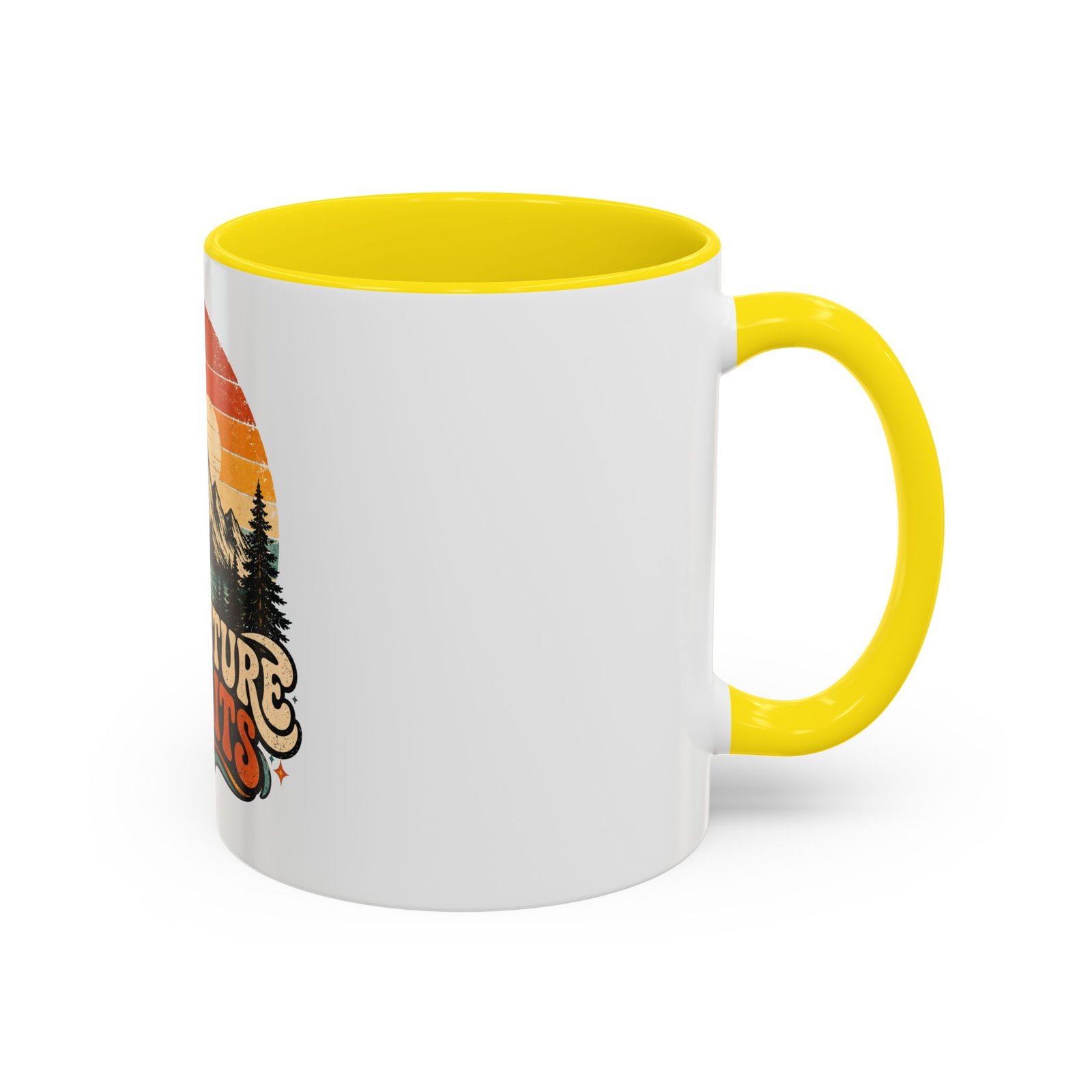 Adventure Awaits Coffee Mug — Retro Mountain Camping Design - Image 14