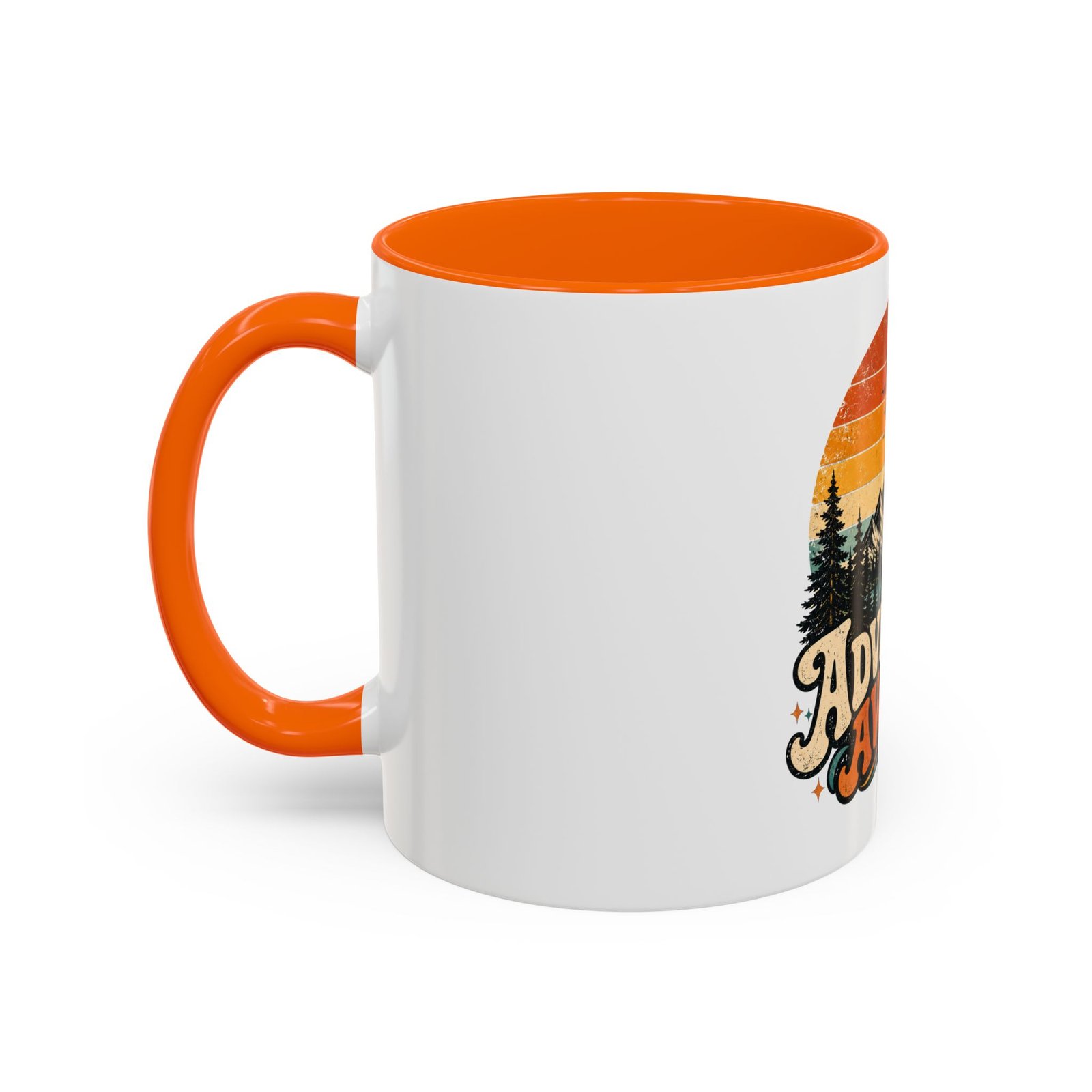 Adventure Awaits Coffee Mug — Retro Mountain Camping Design - Image 12