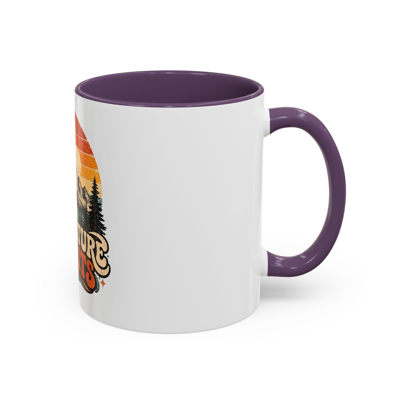 Adventure Awaits Coffee Mug — Retro Mountain Camping Design - Image 18
